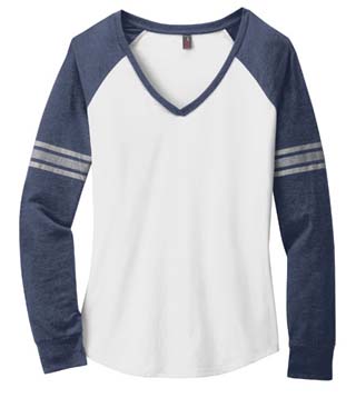 Ladies' L/S V-Neck Tee