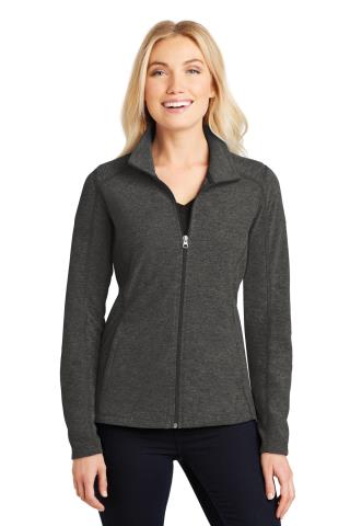 Ladies' Heather Microfleece Full-Zip Jacket
