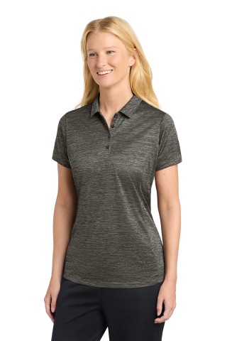 LST590 - Ladies' Electric Heather Polo